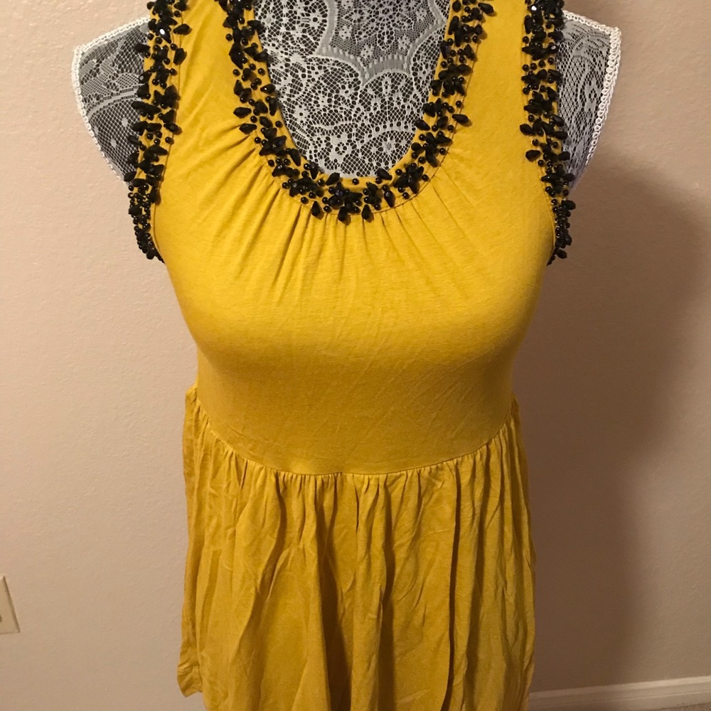 French Connection beaded top